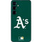 MLB Oakland Athletics - Solid Distressed Galaxy S25 Skin